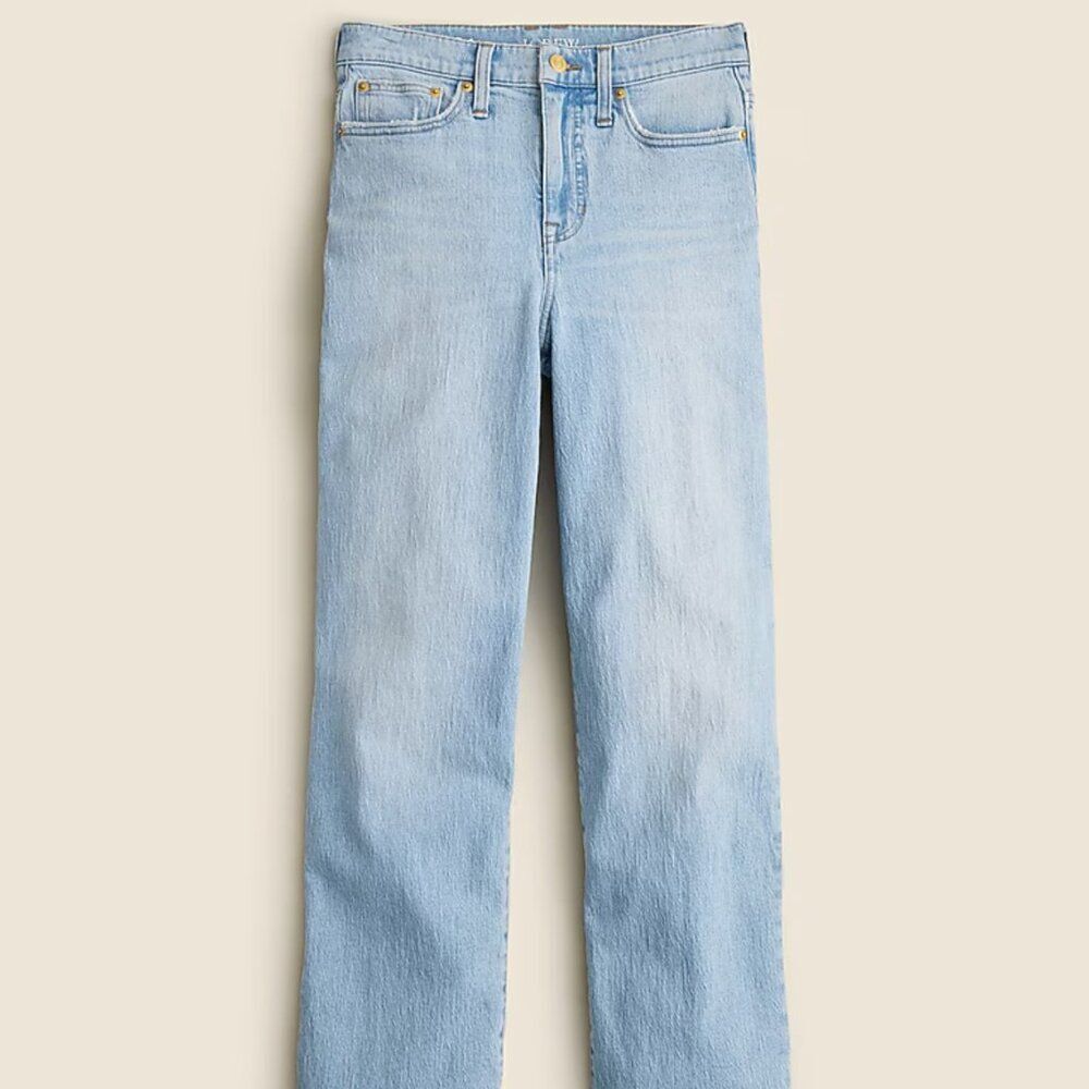 J. Crew Light Wash Wide-Leg Jeans